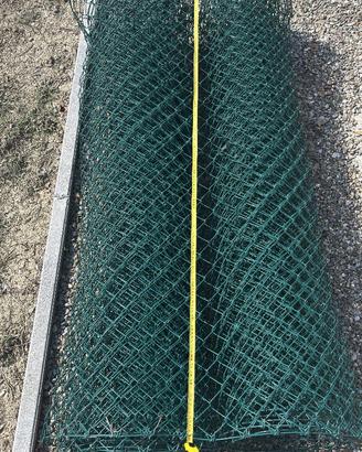 Rete plastificata verde h180 x 20 m maglia sciolta