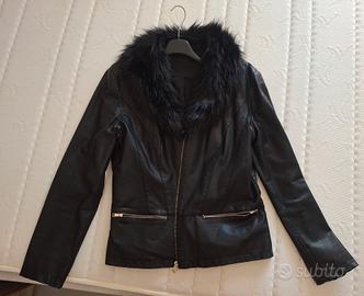 Giubbino similpelle Guess L da riparare/up-cycling