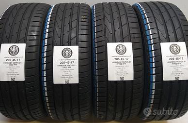 4 GOMME 205 45 17 HANKOOK A49096