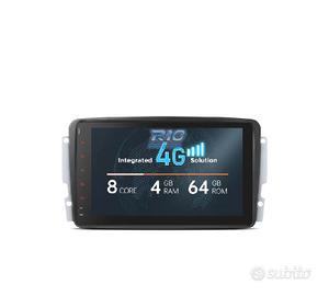 RADIO GPS ANDROID 13 PER MERCEDES CLASSE A C CLK G