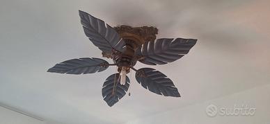 VENTILATORE DA SOFFITTO CON PALE A FOGLIA