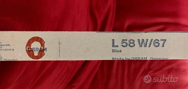 Tubo fluorescente 58w luce 67 luce BLU Osram