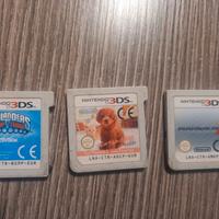 nientendo 3ds 3 schedine videogiochi 