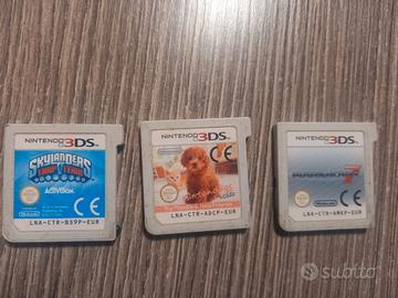 nientendo 3ds 3 schedine videogiochi 