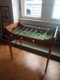 Calcetto Calciobalilla legno giocattolo vintage