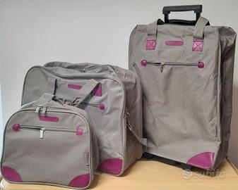 Set valigie Trolley 3 pezzi coordinati-Naj Oleari