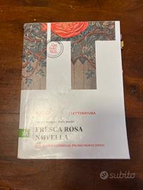 Libro di letteratura italiana “Fresca rosa novella
