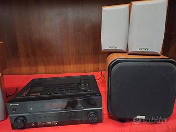 Impianto Dolby 5.1 Pioneer + Infinity + Hallyster 