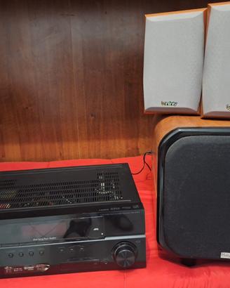 Impianto Dolby 5.1 Pioneer + Infinity + Hallyster 