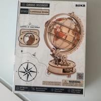 Puzzle 3D legno globo luminoso (nuovo e chiuso)