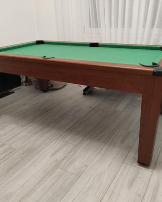 biliardo +ping pong e tavolo da pranzo