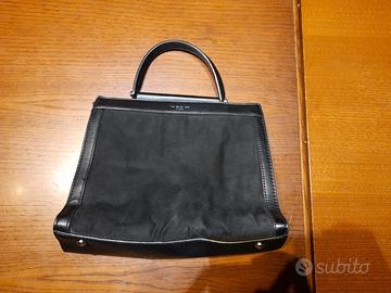 Borsa a mano color nero con 3 scomparti