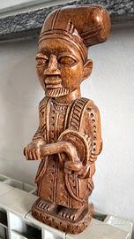 Statua africana legno intagliato Nigeria Yoruba