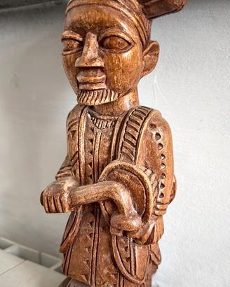Statua africana legno intagliato Nigeria Yoruba