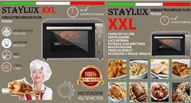 Maxi Forno Ventilato 70 litri 