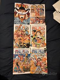 One Piece manga 57-62 Nuovi