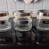 set 3 barattoli sale e zucchero 