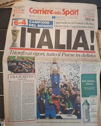 corriere dello sport italia campione 2006