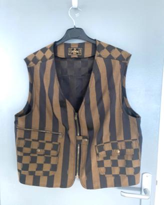 FENDI GILET ICONICO VINTAGE TG 44/46