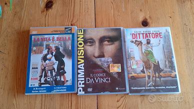 DVD la vita è bella, codice da vinci, dittatore