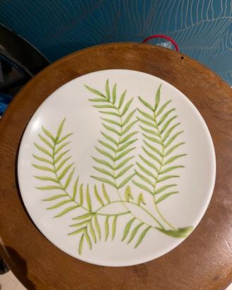 Piatto da collezione M d autore raro