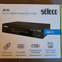 Decoder digitale terrestre DVB-T2 SELECO JN-03