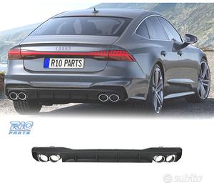 DIFFUSORE AUDI A7 S LINE 19- LOOK S7 + TERMINALI D