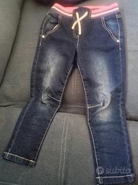 Pantaloni jeans Benetton XS 4 5 anni bambina