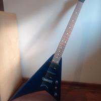 Chitarra elettrica Jackson fl V blu elettrico