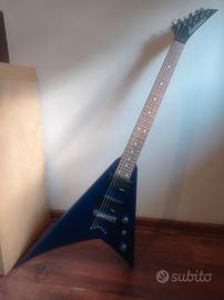 Chitarra elettrica Jackson fl V blu elettrico