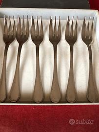 Set posate per dolce silverplaited