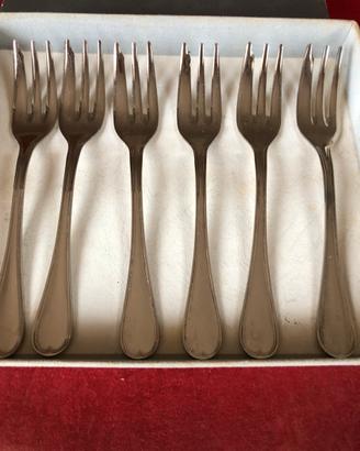 Set posate per dolce silverplaited
