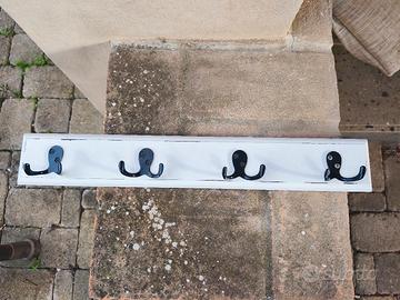 Appendiabiti legno, colore bianco 