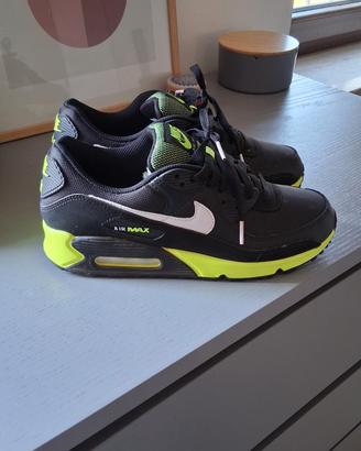 Nike Air Max 90 - Black Hot Lime (Nero/Verde Neon)