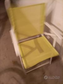 Sedie da giardino pieghevoli 