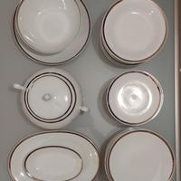 Servizio piatti porcellana Bavaria con bordo