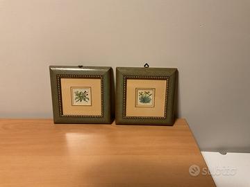 Set quadri 20x20cm dipindi a mano