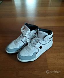 Sneakers alte in pelle bianca Valentino