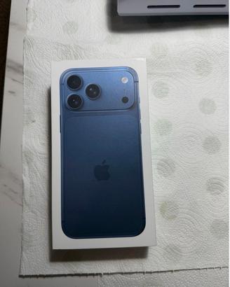 Apple iphone 17 pro max blue, IMBALLATO