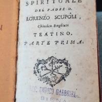 Libro antico opere spirituali 