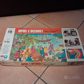 Apri l'occhio Vero o falso? Gioco tavola