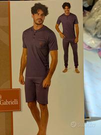 Nazareno Gabrielli completo pigiama elegante nuovo