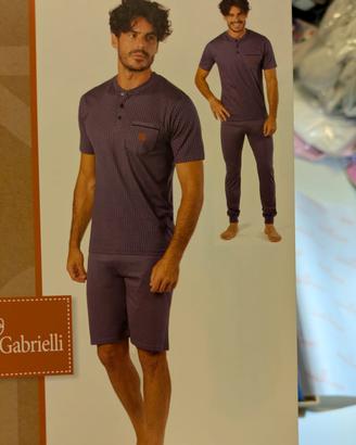 Nazareno Gabrielli completo pigiama elegante nuovo