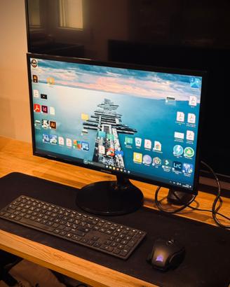 Monitor pc Samsung 24 pollici full HD HDMI VGA