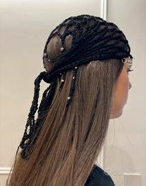 Handmade Crochet Uncinetto Headband Hat Bandana
