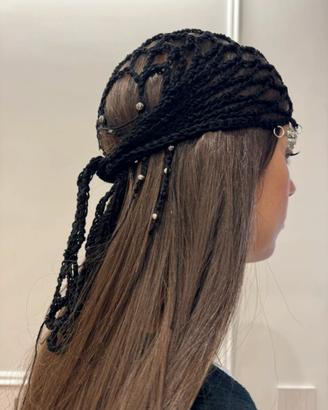 Handmade Crochet Uncinetto Headband Hat Bandana