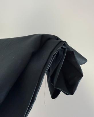 Tessuto effetto seta verde scuro nuovo 3,2mq