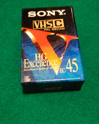 Videocassetta Sony VHS-C HG Excellence EC-45 