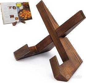 Supporto Porta Piatti da Esposizione in Legno