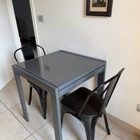 TAVOLO DA PRANZO ALLUNGABILE 70x70cm o 140x70cm